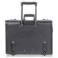 STEBCO Catalog Case on Wheels, Fits Devices Up to 17.3", Koskin, 19 x 9 x 15.5, Black
