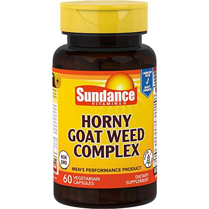Sundance Vitamins Horny Goat Weed Complex - 60 Capsules by Pasteur Pharmacy