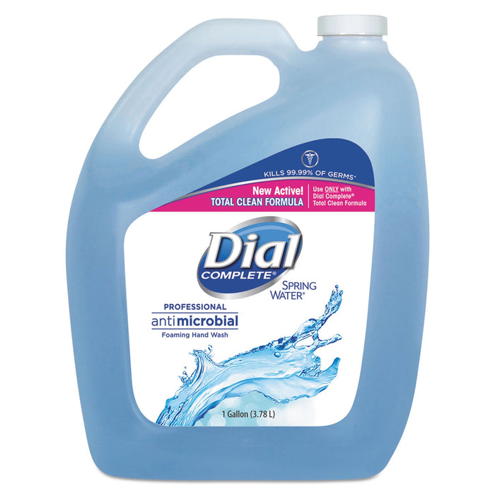Dial Antibacterial Foaming Hand Wash, Spring Water, 1 gal