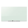 Quartet InvisaMount Magnetic Glass Marker Board, Frameless, 74" x 42", White Surface