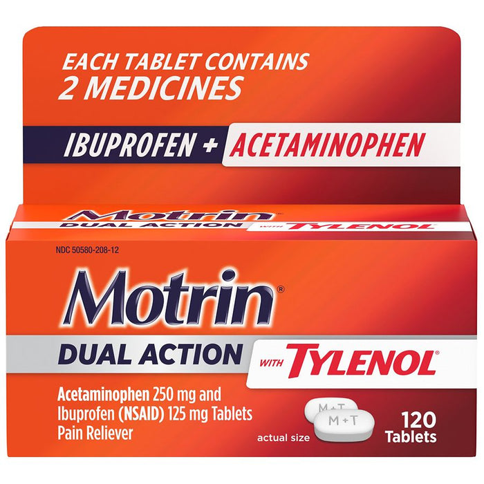 Motrin Dac W/Tylenol Tb 120 Cplt by Pasteur Pharmacy