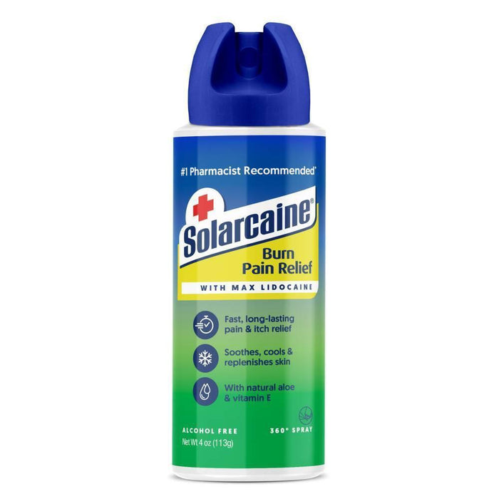 Solarcaine Burn Pain Relief With Max Lidocaine, 4 Oz by Pasteur Pharmacy