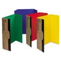 Pacon Spotlight Corrugated Presentation Display Boards, 48 x 36, Blue, Green, Red, Yellow, 4/Carton
