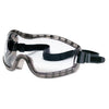 MCR Stryker Safety Goggles, Chemical Protection, Black Frame