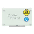 Quartet Infinity Magnetic Glass Dry Erase Cubicle Board, 18 x 30, White