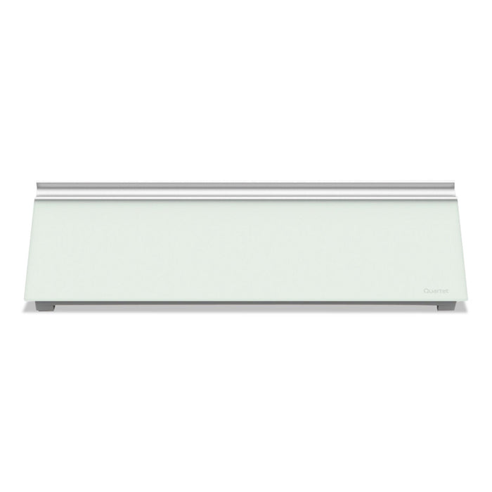 Quartet Glass Dry Erase Desktop Computer Pad, 18 x 6, White