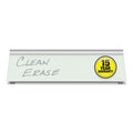Quartet Glass Dry Erase Desktop Computer Pad, 18 x 6, White