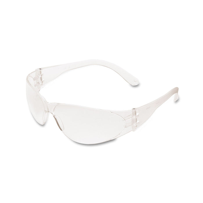 MCR Checklite Scratch-Resistant Safety Glasses, Clear Lens