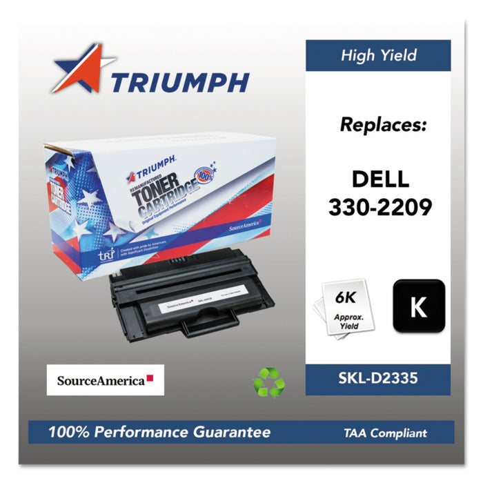 Triumph 751000NSH1086 Remanufactured 330-2209 High-Yield Toner, 6,000 Page-Yield, Black