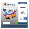 Triumph 751000NSH1280 Remanufactured CE401A (507A) Toner, 6,000 Page-Yield, Cyan
