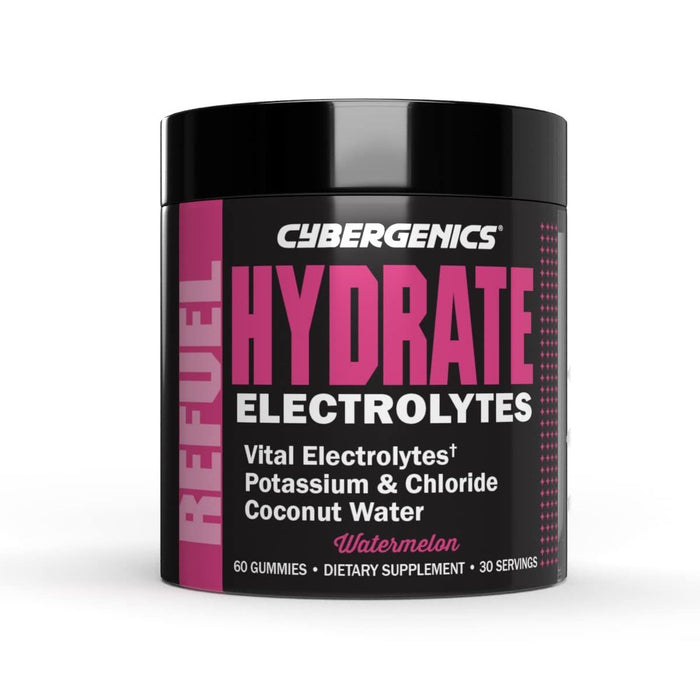 Cybergenics Hydrate Gummies, Vital Electrolytes, Supports Recovery, 60 Gummies by Pasteur Pharmacy