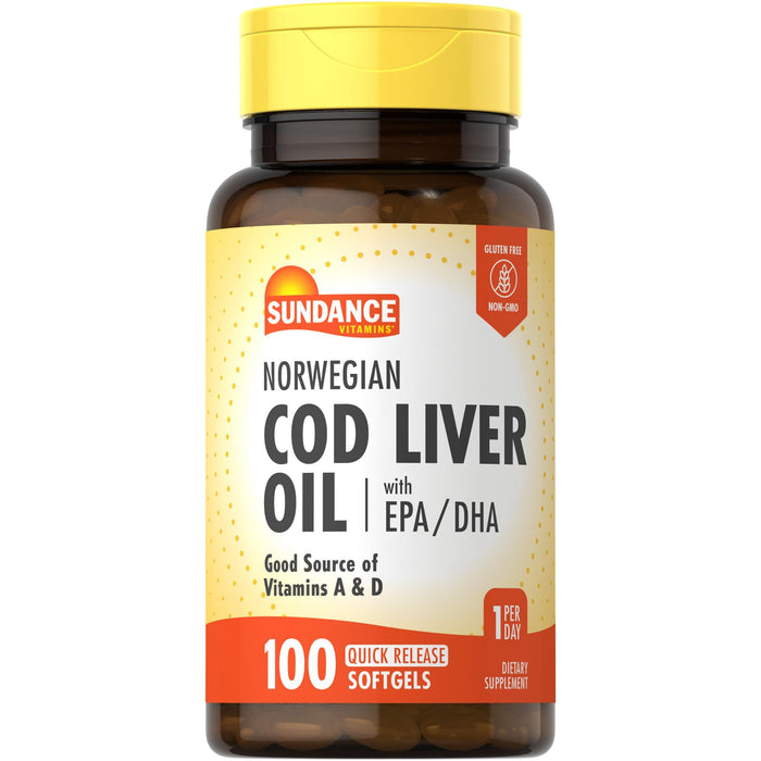 Sundance Vitamins Norwegian Cod Liver Oil Softgels by Pasteur Pharmacy