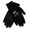 MCR Ninja HPT PVC Coated Nylon Gloves, Medium, Black, 12 Pair/Box