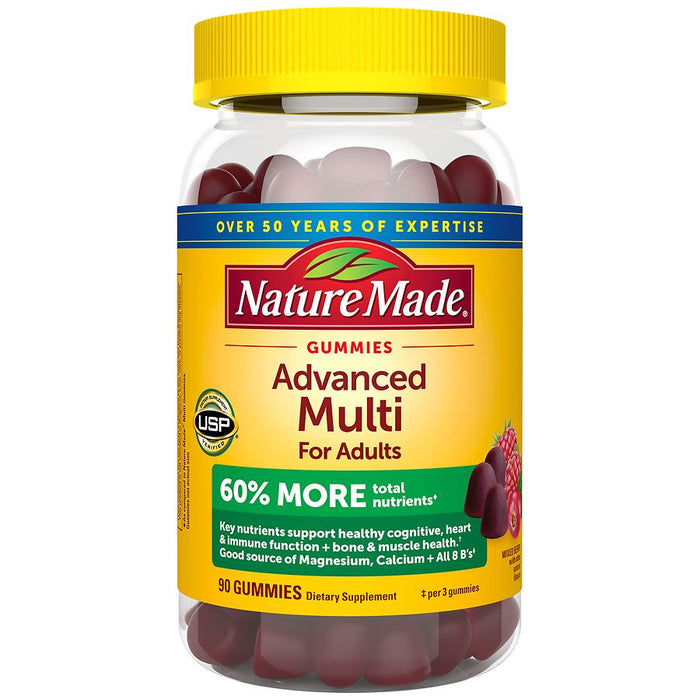 Nature Made Advanced Multi For Adults Multivitamin Gummies Mixed Berry Flavor by Pasteur Pharmacy