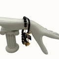 Guess Gold-Tone 3-Pc. Set Crystal, Heart & Bead Faux Leather Slider Bracelets by Vanessa Jane