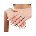 Cubic Zirconia Snake Pave Ring Silver by Fine Color Jewels