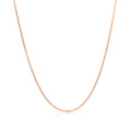 14k Rose Gold Diamond Cut Cable Link Chain 1.1mm by Bids.com