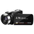 2.7K Camcorder 42MP 18x Zoom Digital Video Camera with 270° Rotating IPS Screen by DailySale