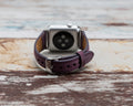 Purple Apple Watch Band Series 11/10/9/8/7/6/5/4/ SE / Ultra 1/2/3 by Arleathercraft