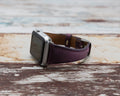 Purple Apple Watch Band Series 11/10/9/8/7/6/5/4/ SE / Ultra 1/2/3 by Arleathercraft