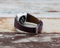 Purple Apple Watch Band Series 11/10/9/8/7/6/5/4/ SE / Ultra 1/2/3 by Arleathercraft