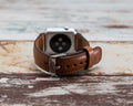 Genuine Leather Apple Watch Band Series 11/10/9/8/7/6/5/4/ SE / Ultra 1/2/3 by Arleathercraft