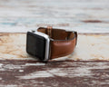 Genuine Leather Apple Watch Band Series 11/10/9/8/7/6/5/4/ SE / Ultra 1/2/3 by Arleathercraft