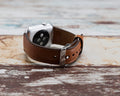 Genuine Leather Apple Watch Band Series 11/10/9/8/7/6/5/4/ SE / Ultra 1/2/3 by Arleathercraft