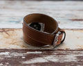 Genuine Leather Double Wrap Apple Watch Band Series 11/10/9/8/7/6/5/4/ SE / Ultra 1/2/3 by Arleathercraft