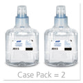 PURELL Advanced Hand Sanitizer Green Certified Foam Refill, For LTX-12 Dispensers, 1,200 mL, Fragrance-Free, 2/Carton