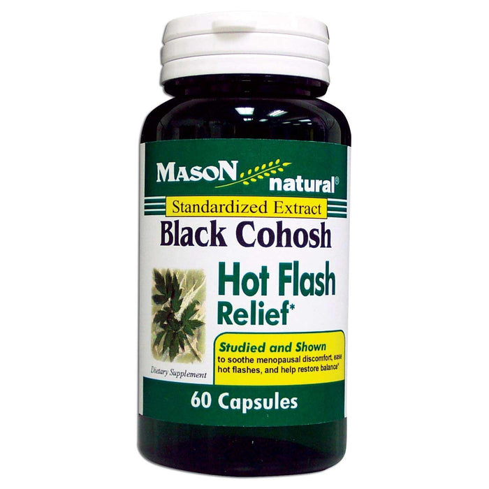 Mason Natural Black Cohosh Hot Flash Relief Standardized Extract Capsules 60 by Pasteur Pharmacy