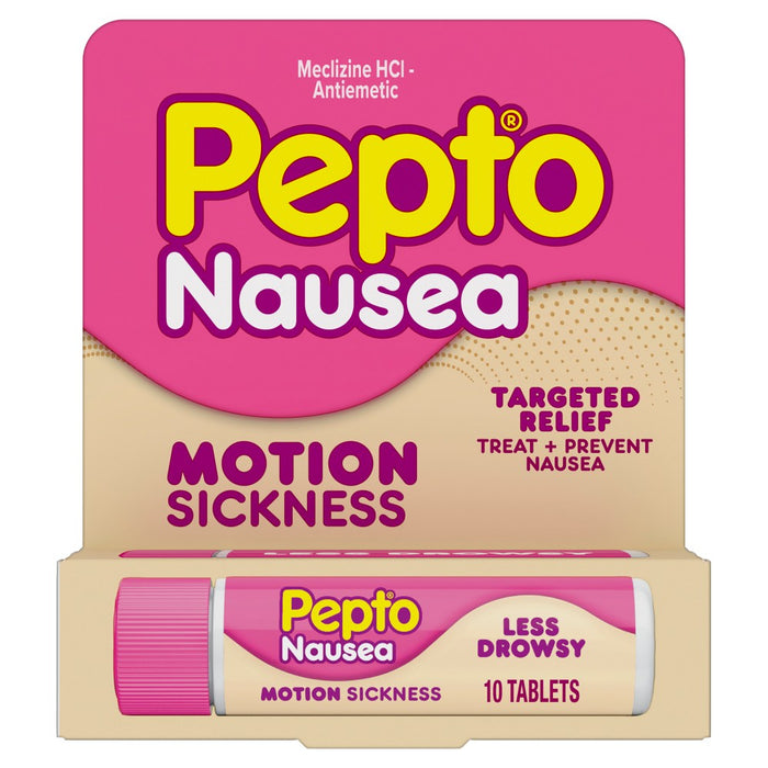 Pepto-Bismol® Motion Sickness Relief Tablets – 10 Count by Pasteur Pharmacy