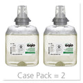 GOJO TFX Green Certified Foam Hand Cleaner Refill, Unscented, 1,200 mL, 2/Carton