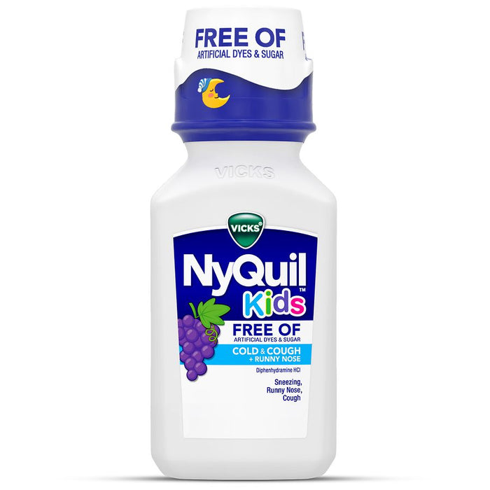 Vicks® NyQuil™ Kids Nighttime – Honey Flavor (Artificial Free Formula) by Pasteur Pharmacy