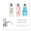 GOJO CX Counter Mount Foam Soap Dispenser, 1,500 mL/2,300 mL, 4.5 x 11.88 x 4.5, Chrome