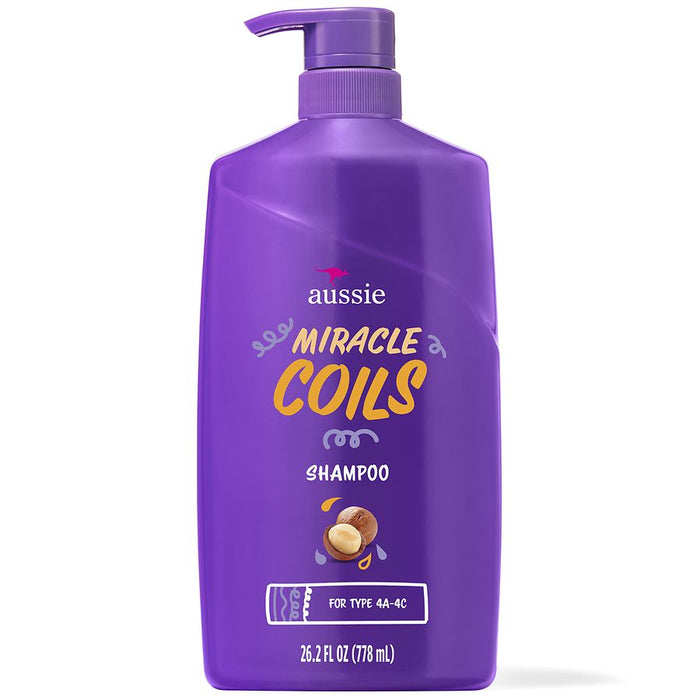 Aussie Miracle Coils With Macadamia Nut Oil Shampoo - 26.2 Fl Oz by Pasteur Pharmacy