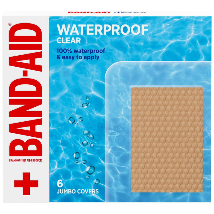 Band-Aid Waterproof Ap 6 Jumbo by Pasteur Pharmacy