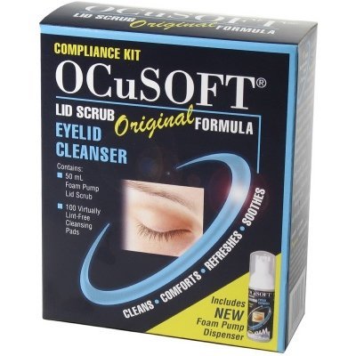 OCuSOFT Eye Lid Scrub Foam Compliance Kit 50 Ml by Pasteur Pharmacy
