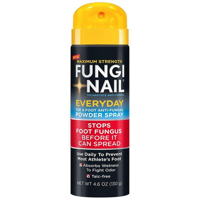 Fungi-Nail Everyday Antifungal Powder Spray, 4.6 oz – Tolnaftate 1% Treatment by Pasteur Pharmacy