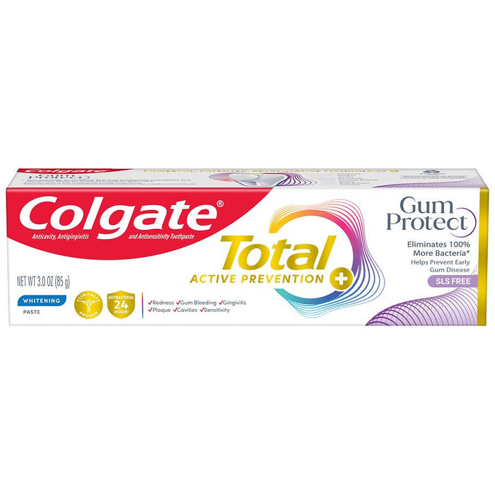 Colgate Total Active Prevention Gum Protect Whitening Toothpaste Mint 3 Oz by Pasteur Pharmacy