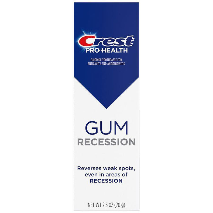 Crest Pro-Health Gum Recession Anticavity, Antibacterial Fluoride Toothpaste 2.5 oz by Pasteur Pharmacy