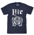 Miller Lite Logo T-Shirt - Navy by Tee Luv