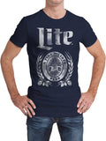 Miller Lite Logo T-Shirt - Navy by Tee Luv