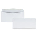 Quality Park Business Envelope, #10, Commercial Flap, Side Seam, Gummed Closure, 24 lb Bond Weight Paper, 4.13 x 9.5, White, 500/Box