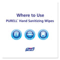 PURELL Sanitizing Hand Wipes, Individually Wrapped, 5 x 7, 1,000/Carton