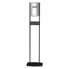 PURELL Elite LTX Floor Stand Dispenser Station, 1,200 mL, 15.25 x 9.86 x 58.1, Chrome/Black
