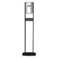 PURELL Elite LTX Floor Stand Dispenser Station, 1,200 mL, 15.25 x 9.86 x 58.1, Chrome/Black