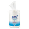 PURELL Hand Sanitizing Wipes Alcohol Formula, 6 x 7, White, 175/Canister, 6 Canisters/Carton