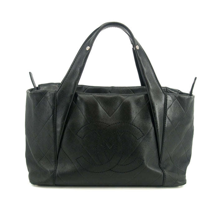 Chanel Coco Mark V Stitch Lambskin All Day Long Tote Bag #2809 by Bolt Boutique