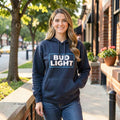 Bud Light Logo Mens Hoodie, Size Small by Vanessa Jane